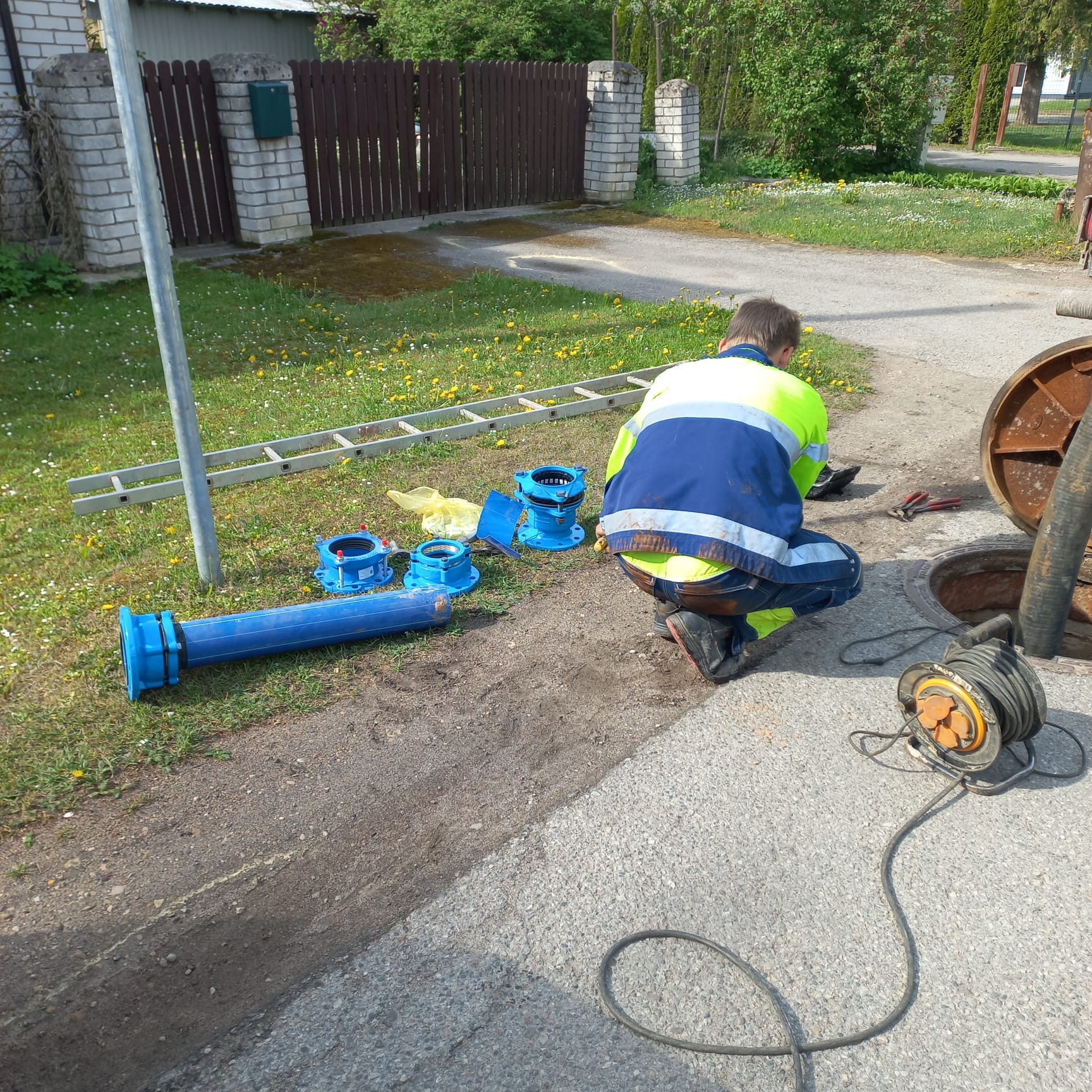 Ūdensvada akas pārbūve Viestura ielā, Siguldā